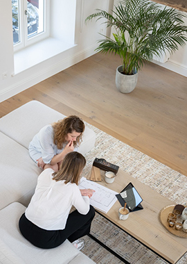 Inrichting modern interieur